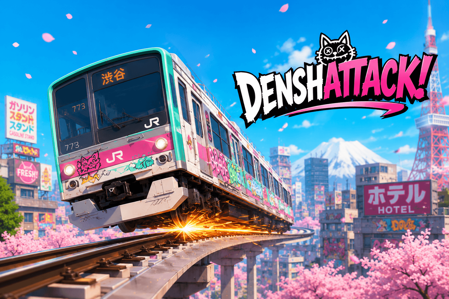 Denshattack! Review: Train Stunts, Anime Punk Vibes, And Pure Unfiltered Fun