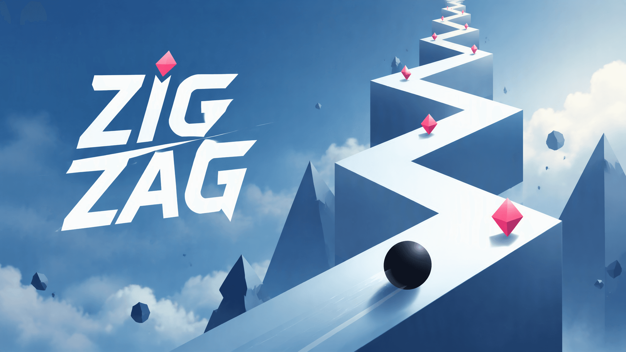 Today's Playhappynow Game Recommendation: Zig Zag Endless Runner, A Simple Game That Tests Your Reactions