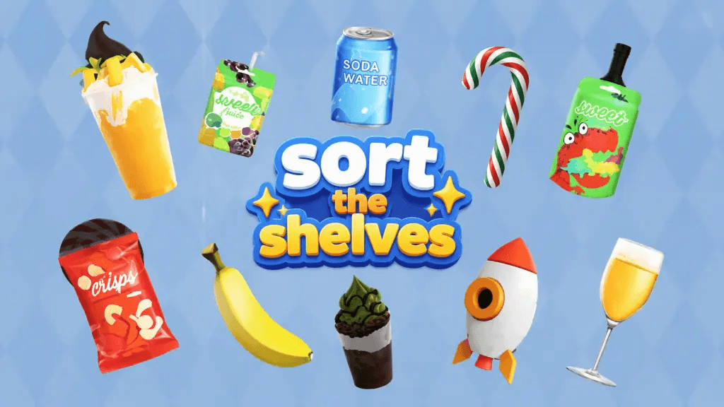 Sort the Shelves: A Casual Sorting Game with a Gradually Increasing Challenge