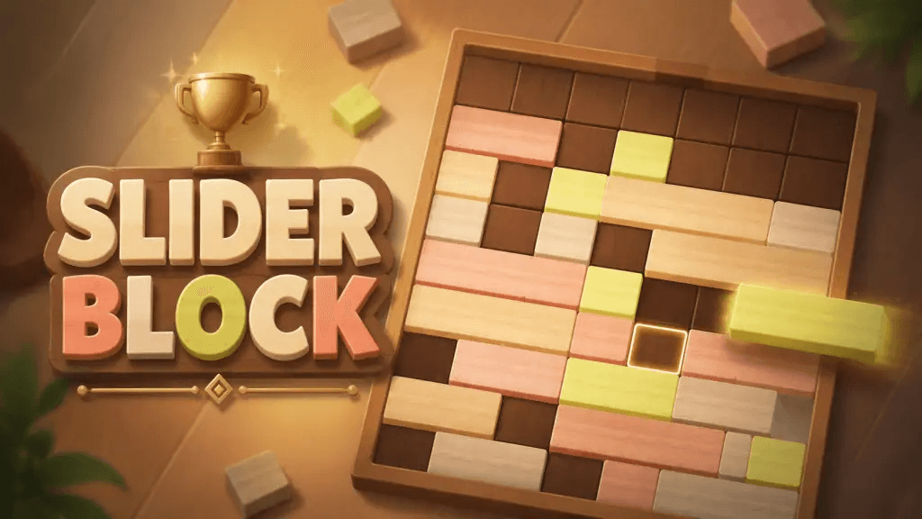 Today's Playhappynow Game Recommendation: Slider Block Mode, A Simple Sliding Puzzle