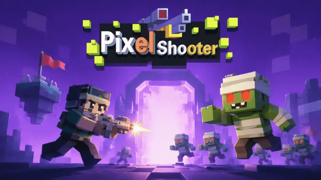 Today's Playhappynow Game Recommendation: Pixel Shooter, A Fast-Paced Pixel Gunfight