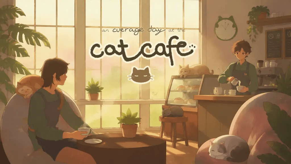 Today's Playhappynow Game Recommendation: An Average Day At The Cat Cafe, a Game About Running a Cafe and Being Controlled by Cats