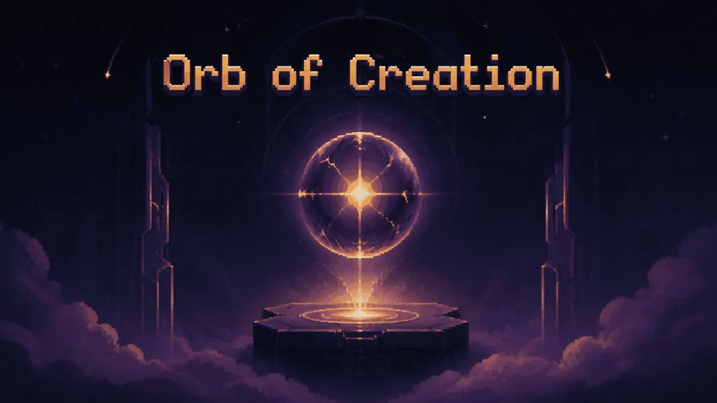 Today's Playhappynow Game Recommendation: Orb of Creation, Build a World from Nothing