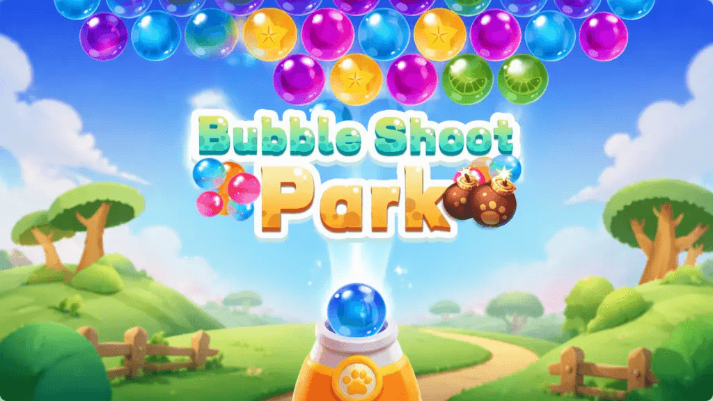 Today's Playhappynow Game Recommendation: Bubble Shoot Park, A Colorful Bubble-Popping Game
