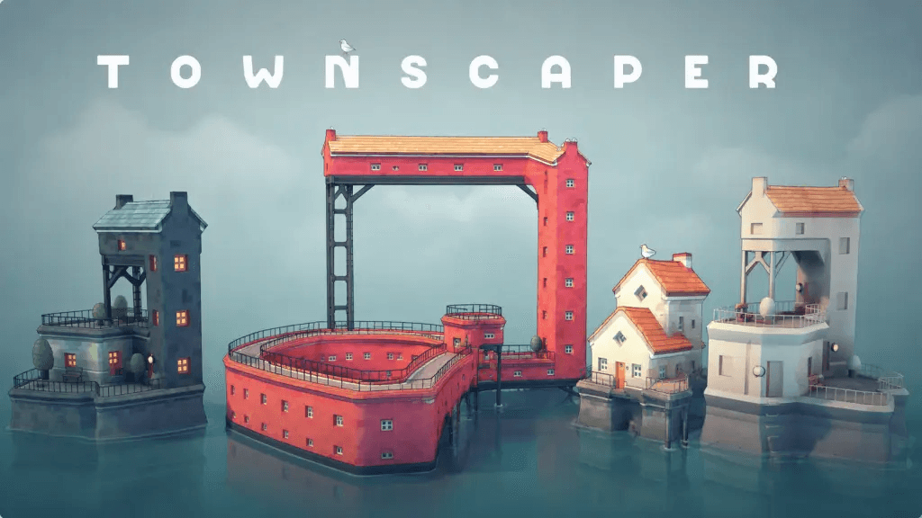 Today's Playhappynow Game Recommendation: Townscaper: A Beautiful and Soothing 3D Hyper-Casual Building Game