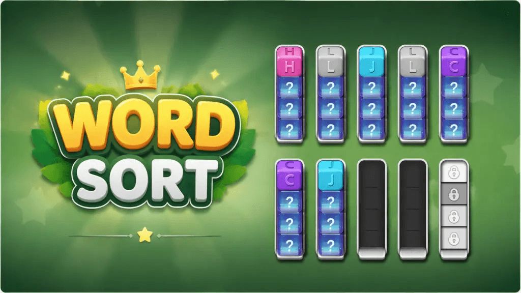 Today's Playhappynow Game Recommendation: Word Sort: A Casual Word Puzzle That Actually Makes You Think