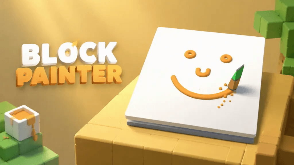 Today's Playhappynow Game Recommendation: Block Painter, A Simple and Relaxing Painting Game